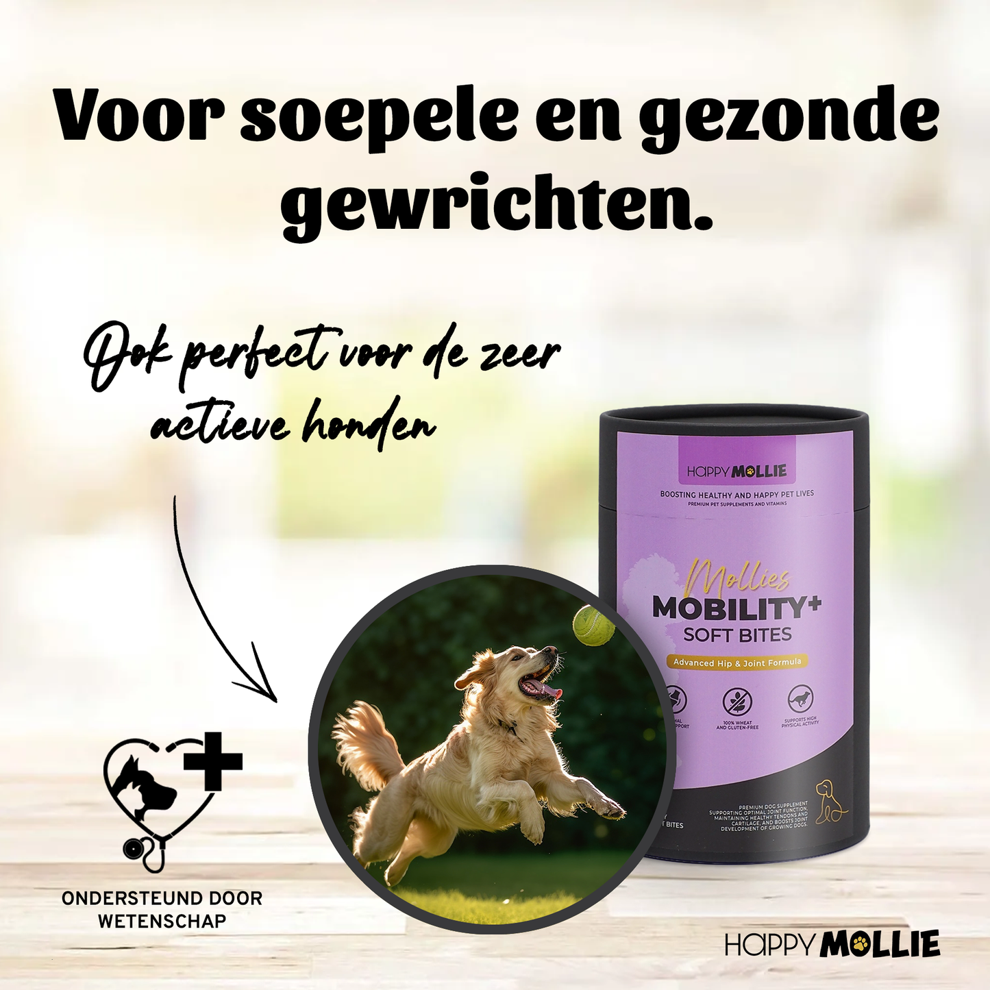 Mollie's Mobility+ 60 soft-bites