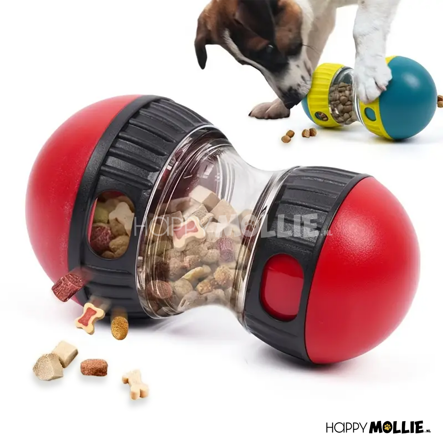 Slowfeeder en beloningsspeeltje, 2-in-1