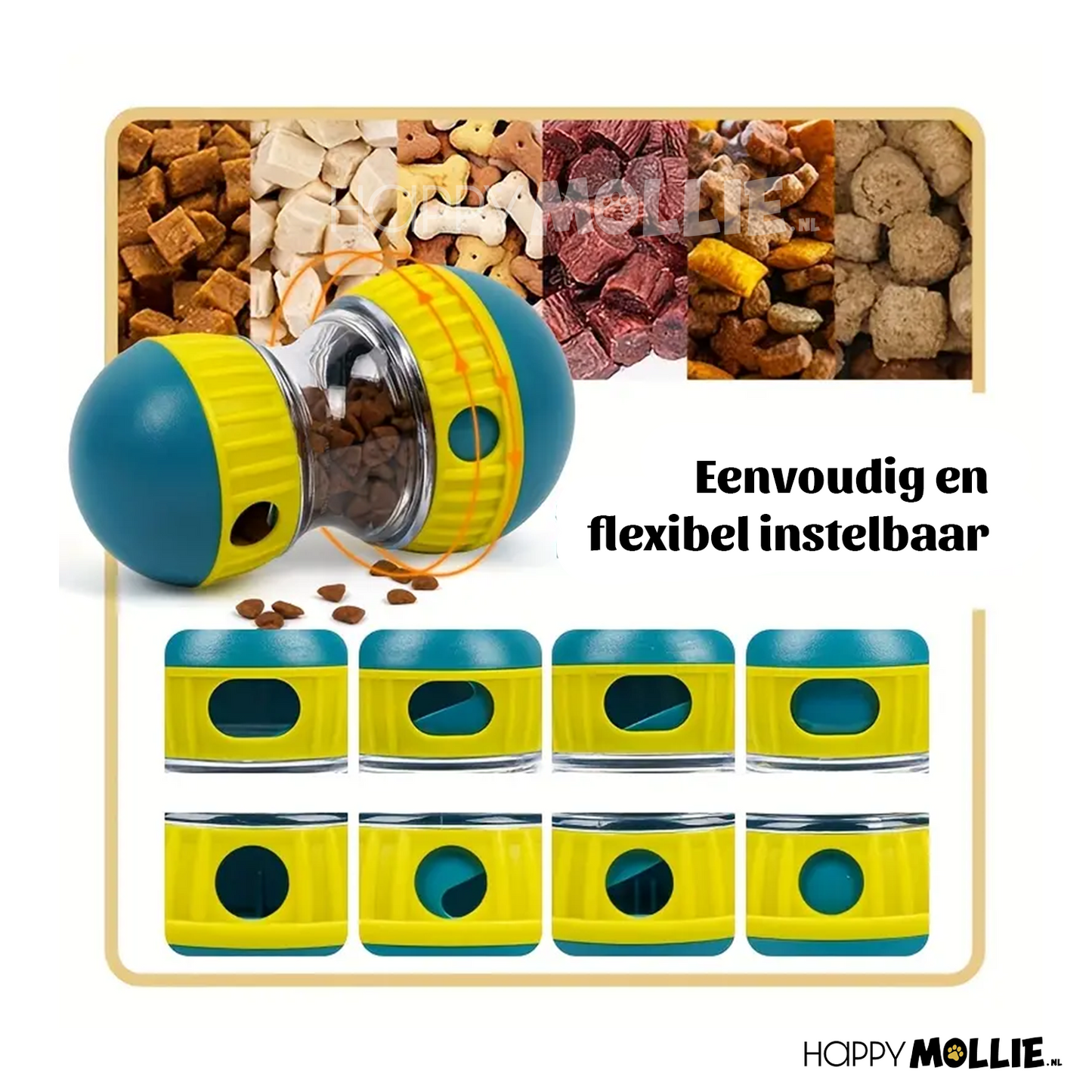 Slowfeeder en beloningsspeeltje, 2-in-1
