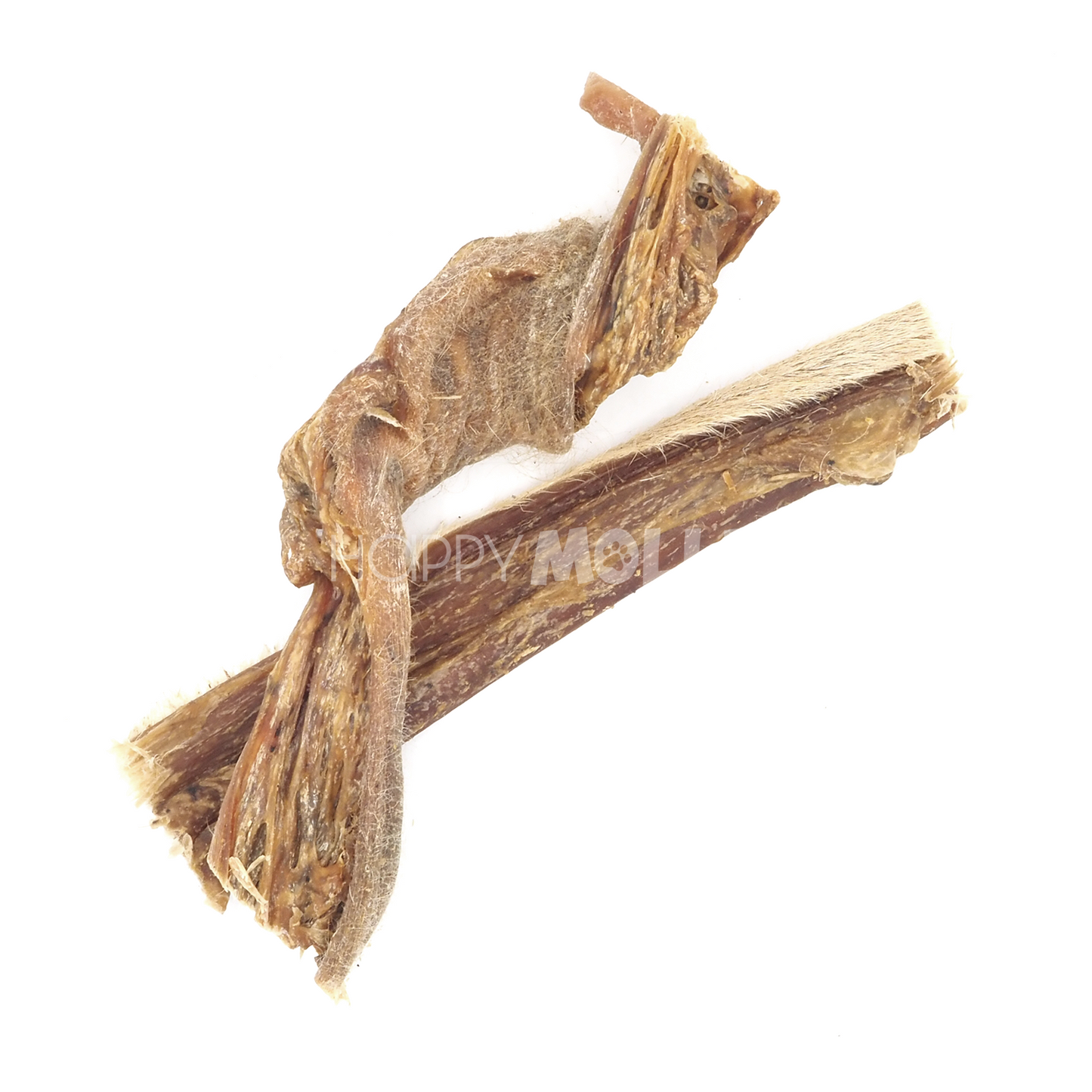 Gedroogde uierhuid met haar
