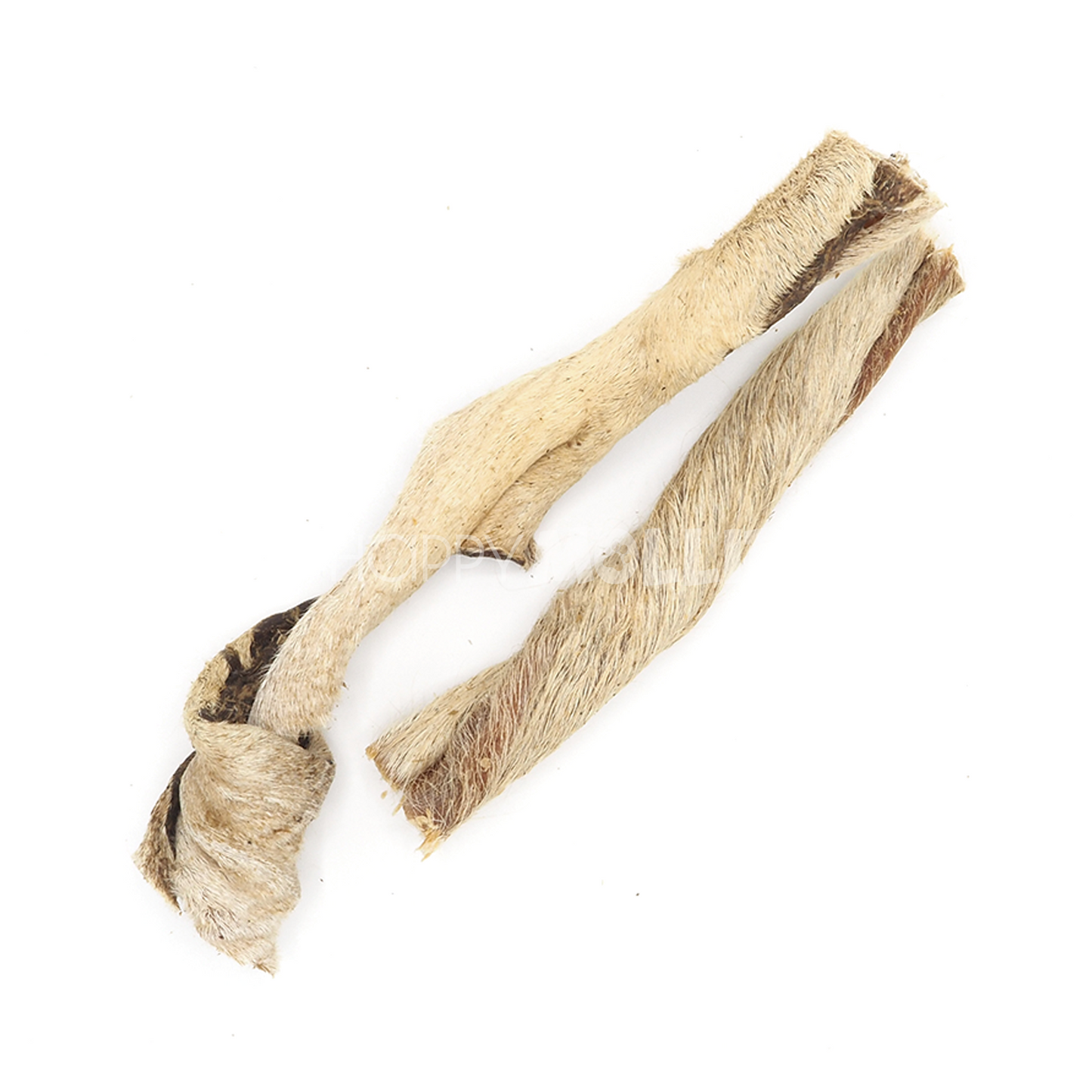 Gedroogde uierhuid met haar